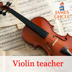Violin teacher Mr. Swaraj Ghosh in Sodepur